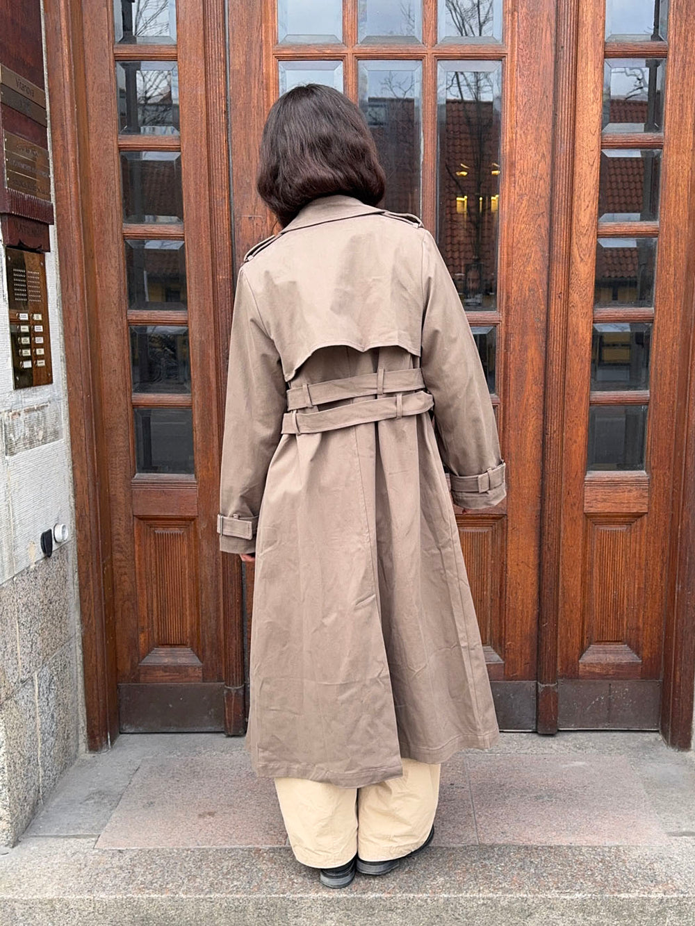 Bitta trenchcoat - Brun