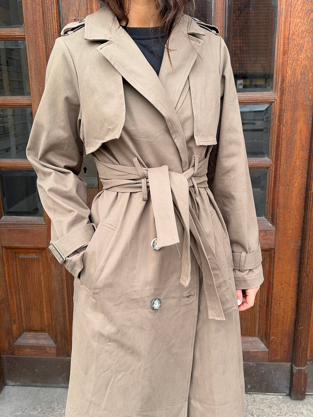 Bitta trenchcoat - Brun