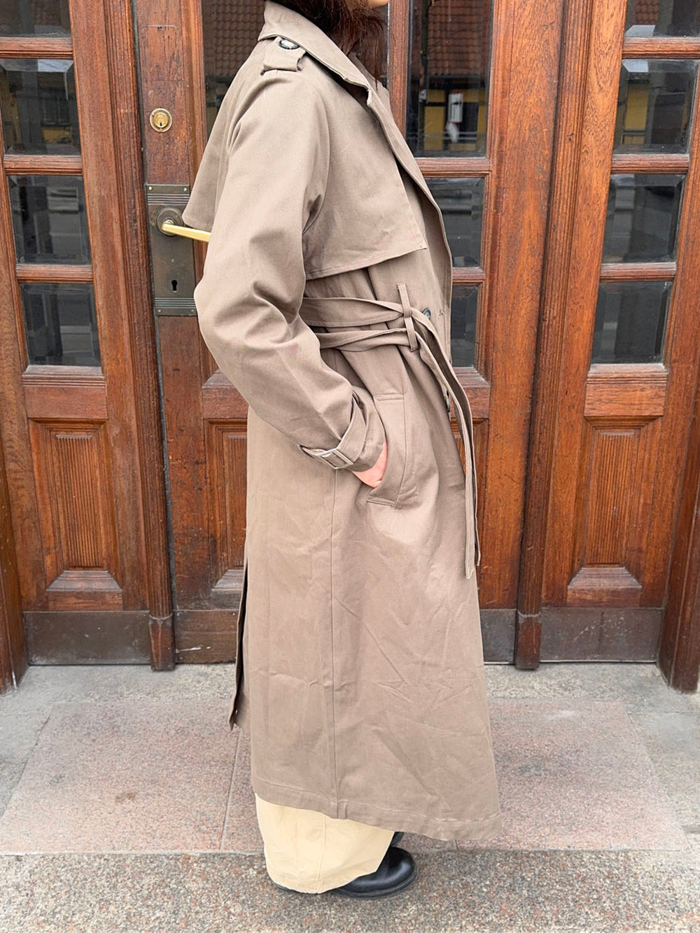 Bitta trenchcoat - Brun