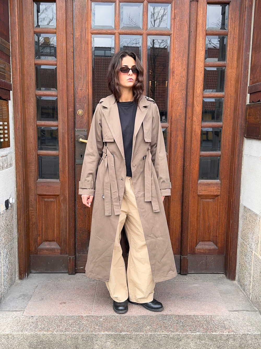Bitta trenchcoat - Brun