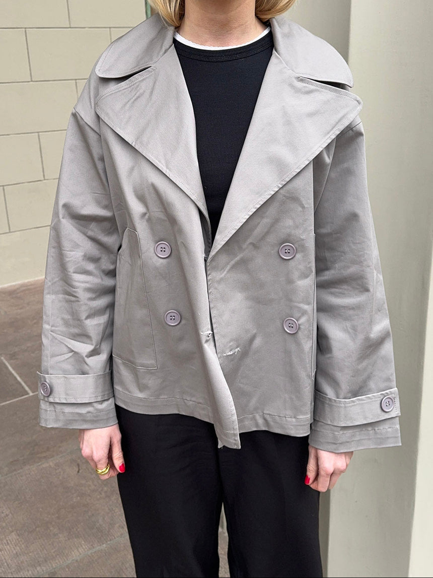 Catinka trenchcoat - Grå