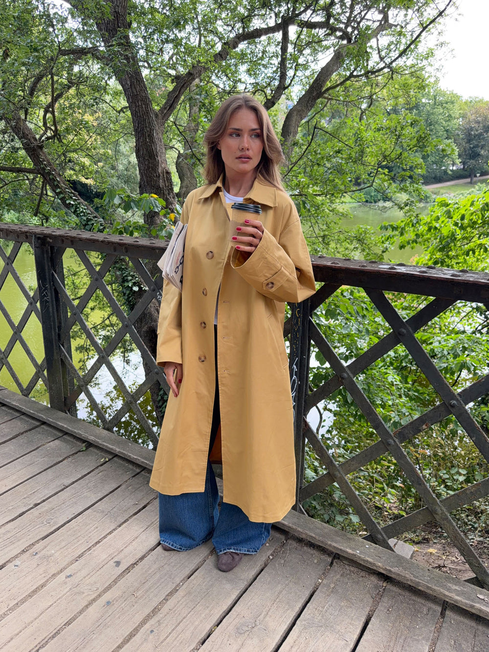 Jujava trenchcoat - Gul