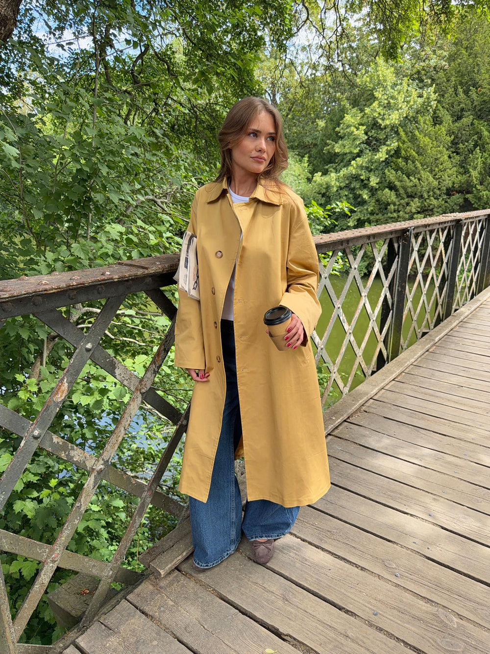 Jujava trenchcoat - Gul