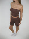 Core tube top - Espresso
