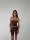 Core tube top - Espresso
