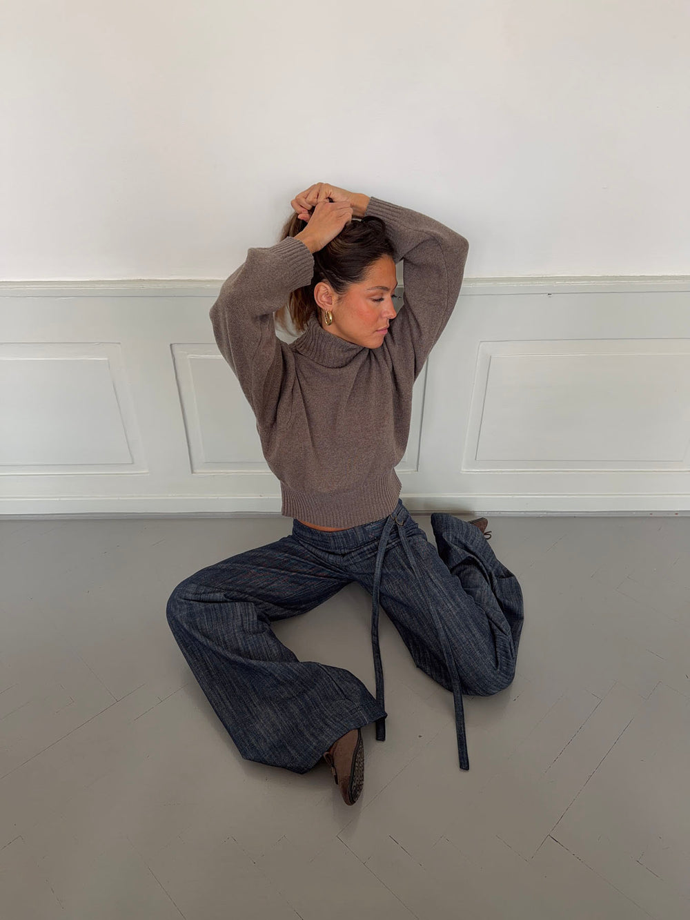 Vivina turtleneck - Brun