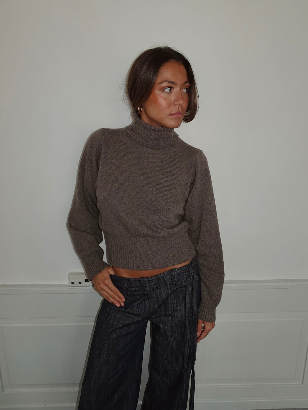 Vivina turtleneck - Brun