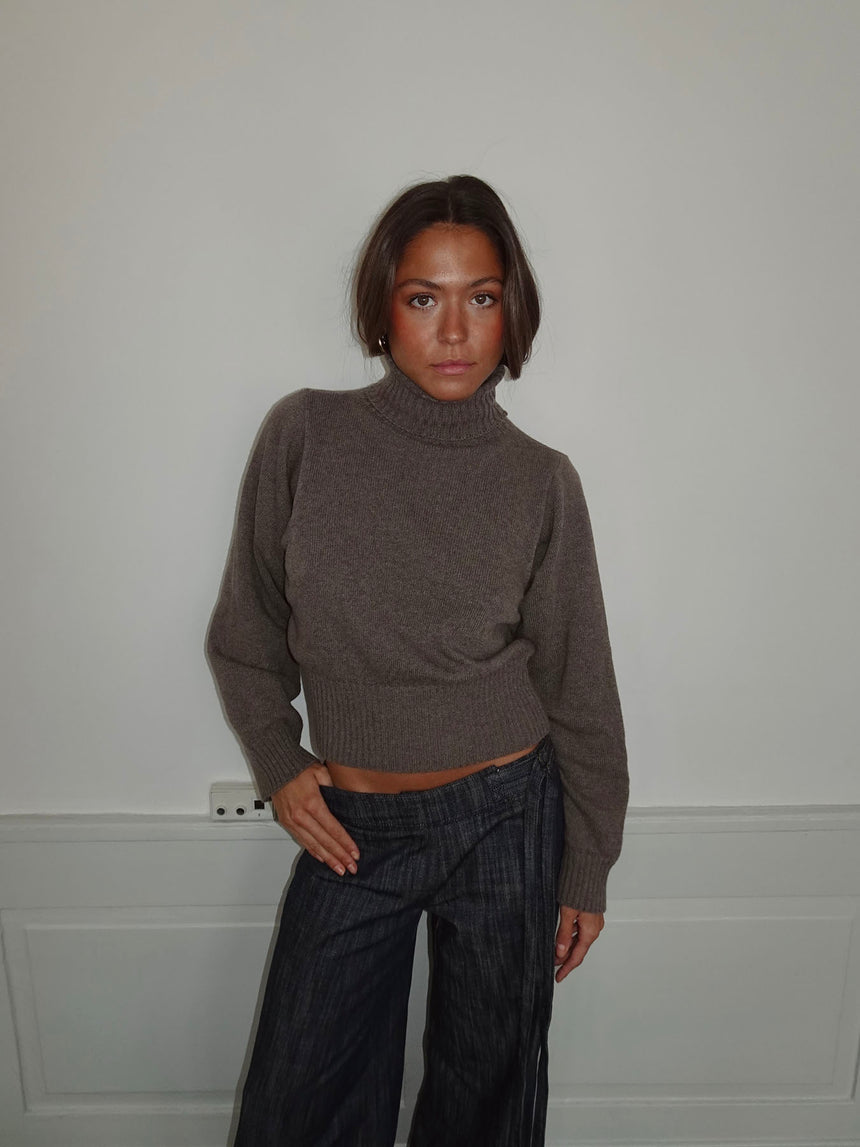 Vivina turtleneck - Brun