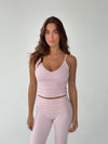 Lively v-neck tank top - Candyfloss