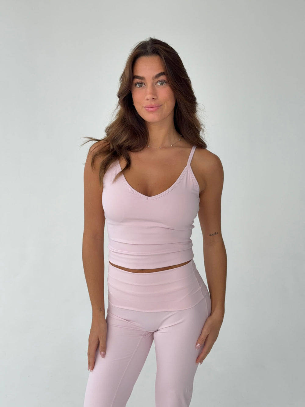 Lively v-neck tank top - Candyfloss
