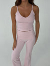 Lively v-neck tank top - Candyfloss