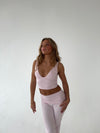 Ultimate v-neck top - Candyfloss