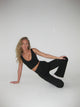 Ultimate v-neck top - Jet Black