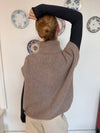 Fiona vest med høj hals - Beige