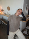 Fiona vest med høj hals - Beige