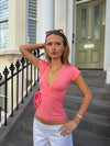 Malin Tomkins wraptop - Coral