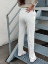 Classic wide bukser - off white