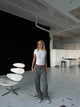 Lisette oversized suitbukser - Grå