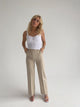 Classic wide bukser - Lys beige